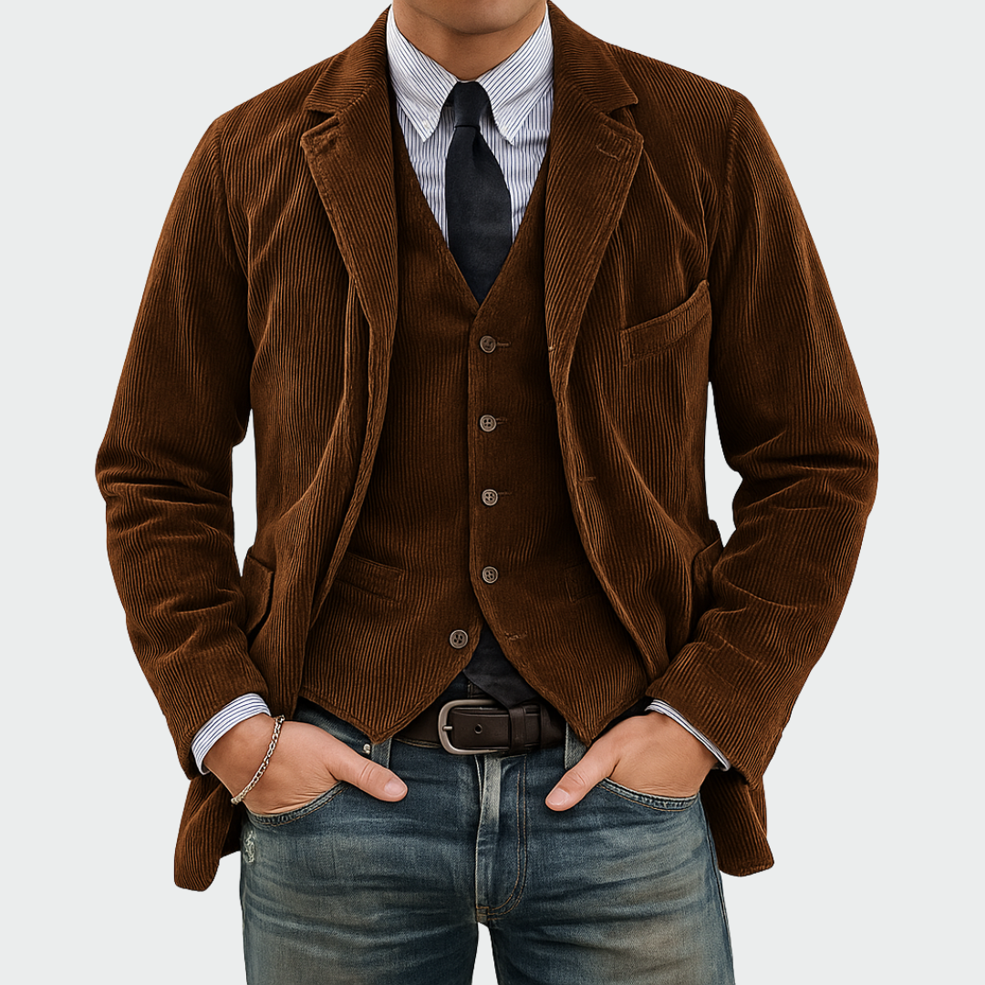 ELENA HARPER™  |  REFINED BLAZER SET FOR MEN