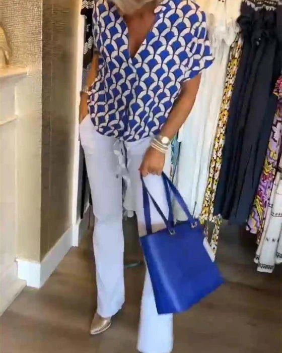 Stella Summer Casual Top, view 10 - Elena Harper