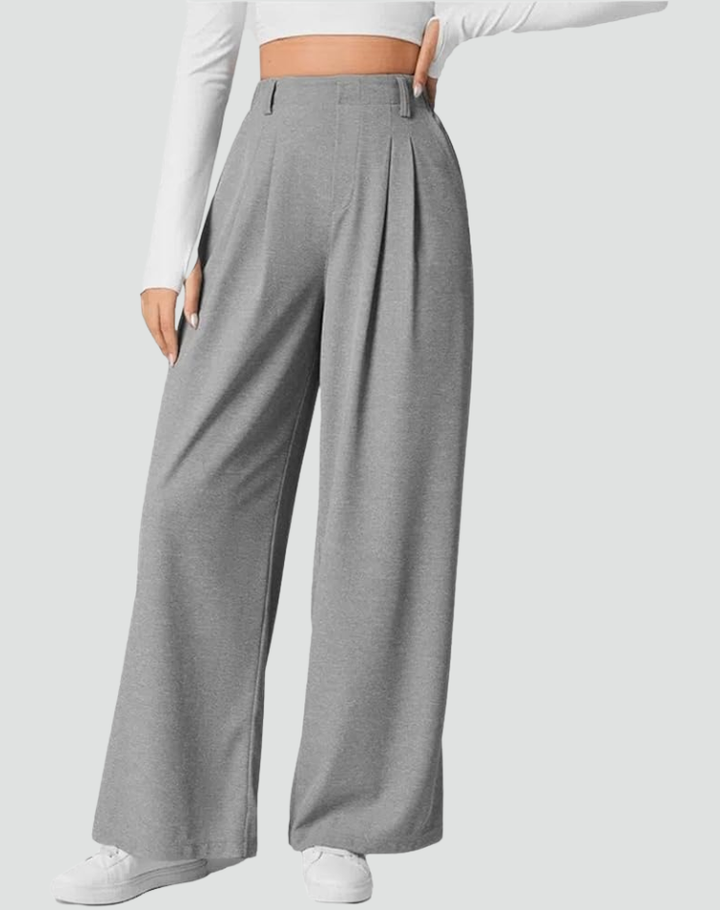 Michelle Stylish Wide-Leg Pants - Elena Harper