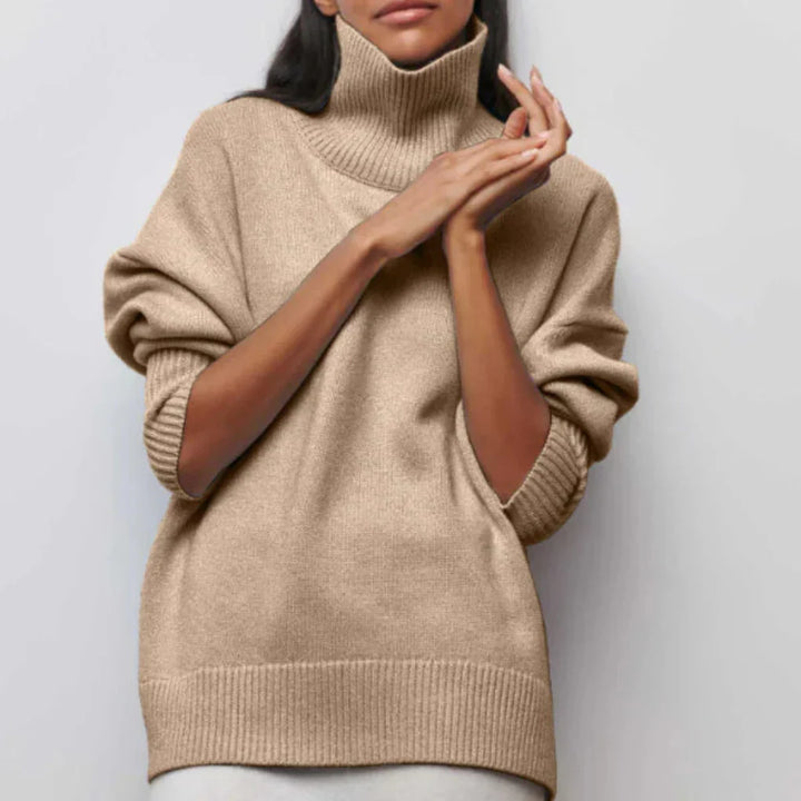 Women’s Turtleneck Sweater Winter-Ready Knit Layer, view 8 - Elena Harper