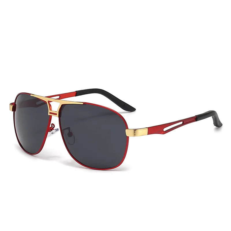Aviator Spectra Sunglasses, view 5 - Elena Harper