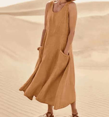Ellie Elegant Dress with Pockets - Elena Harper