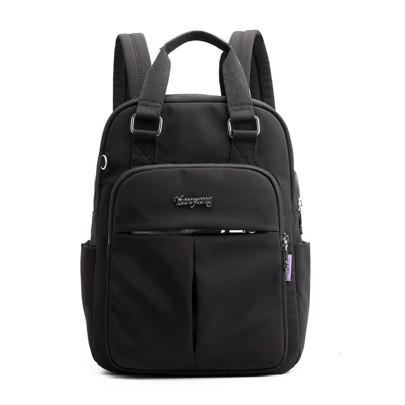 Unisex Anti-Theft USB Charging Backpack with Multi-Compartments