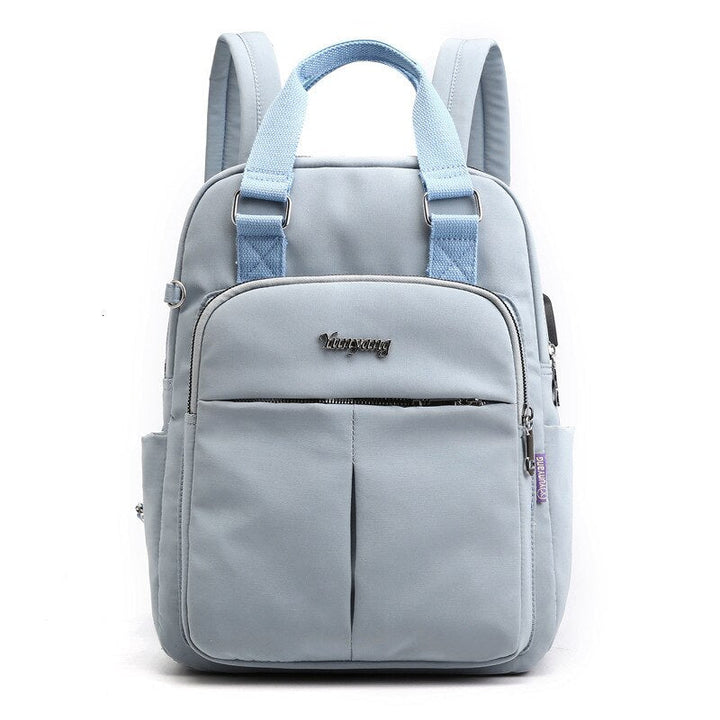 Unisex Anti-Theft USB Charging Backpack with Multi-Compartments
