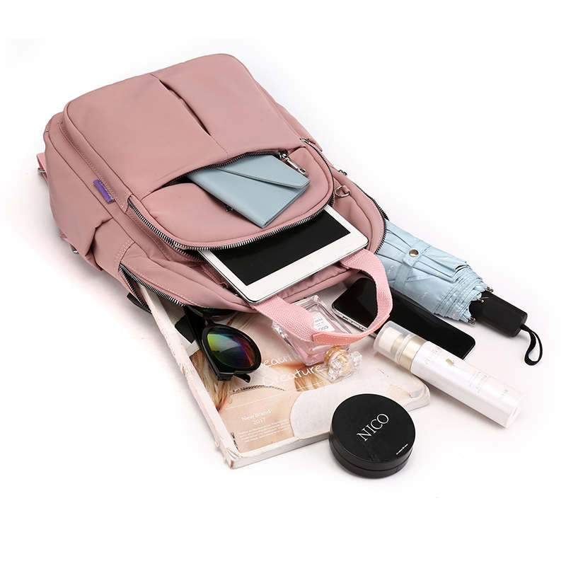 Unisex Anti-Theft USB Charging Backpack with Multi-Compartments