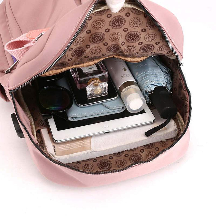 Unisex Anti-Theft USB Charging Backpack with Multi-Compartments