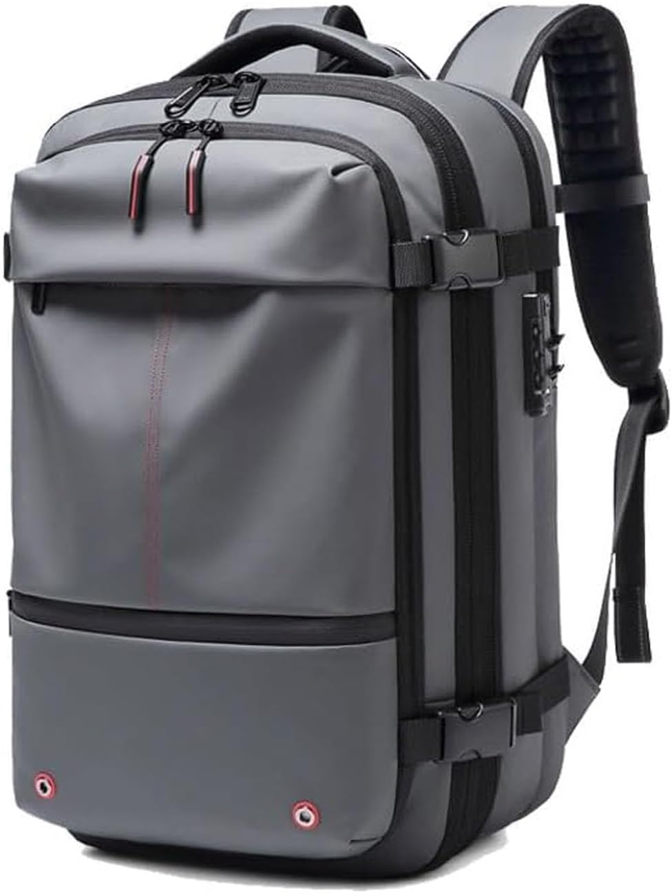 Unisex Expandable Travel Backpack with Anti-Theft Lock