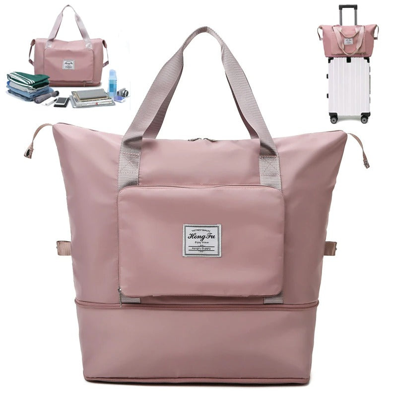 Unisex Waterproof Expandable Weekender Travel Bag