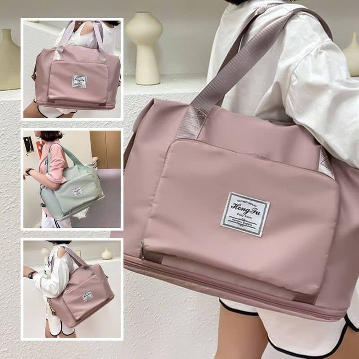 Unisex Waterproof Expandable Weekender Travel Bag