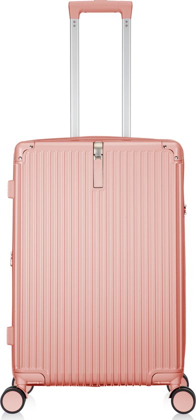 Unisex Smart Hard Shell Suitcase with USB & Cup Holder