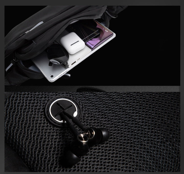 Unisex Water-Resistant Multi-Pocket Fanny Pack