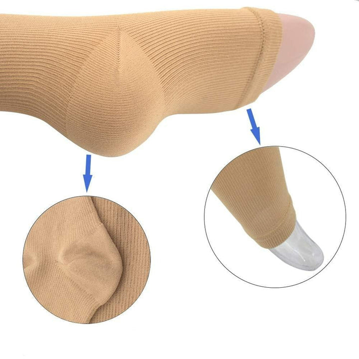 Unisex Zipper Compression Support Stockings for Leg Relief