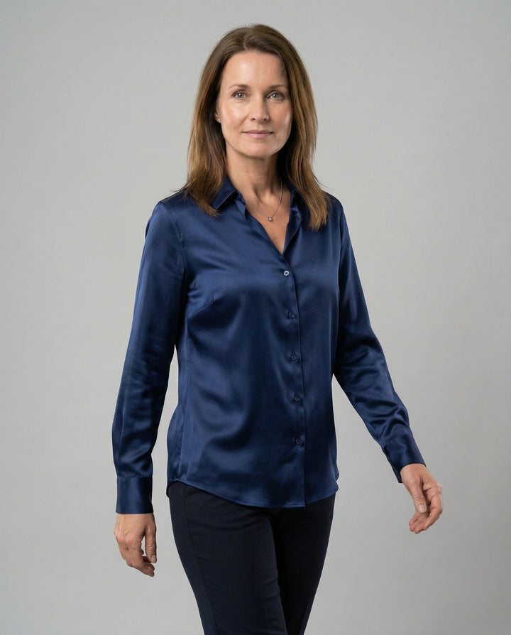 Ladies' Satin Silk Blouse