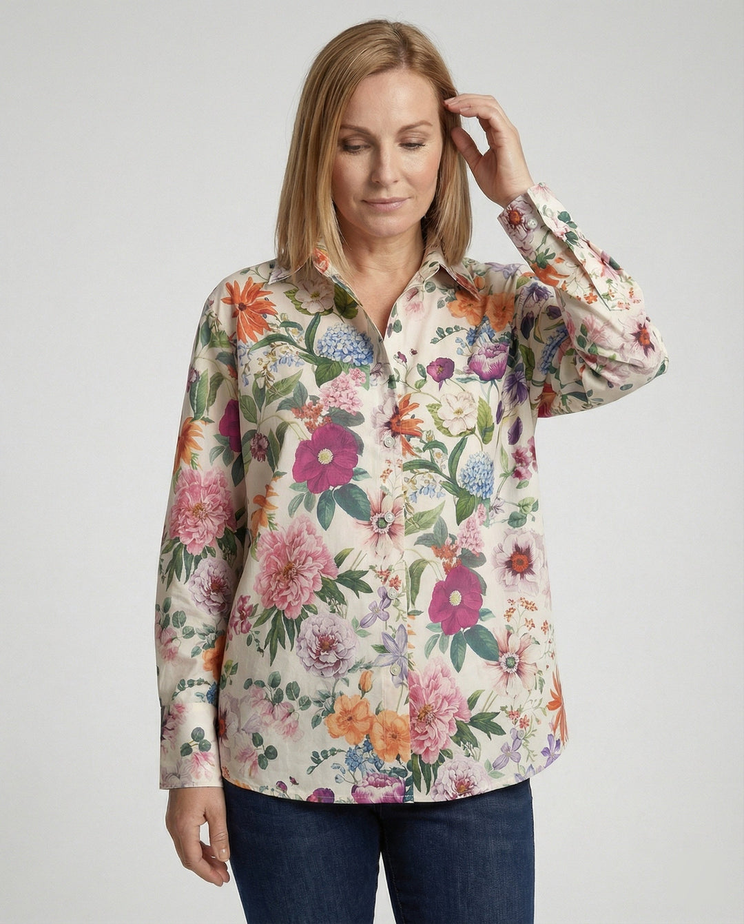 Women's Satin Shirt Blouse