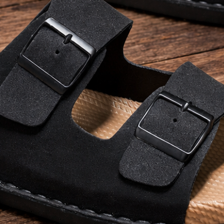 Adjustable Buckle Sandals - Elena Harper