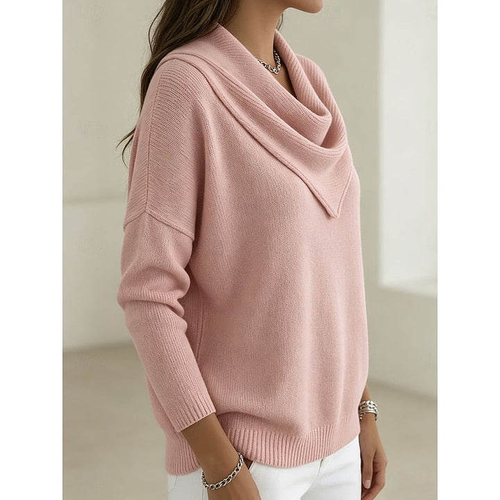 Sylvie - Refined Knit Sweater with Cowl Neck
