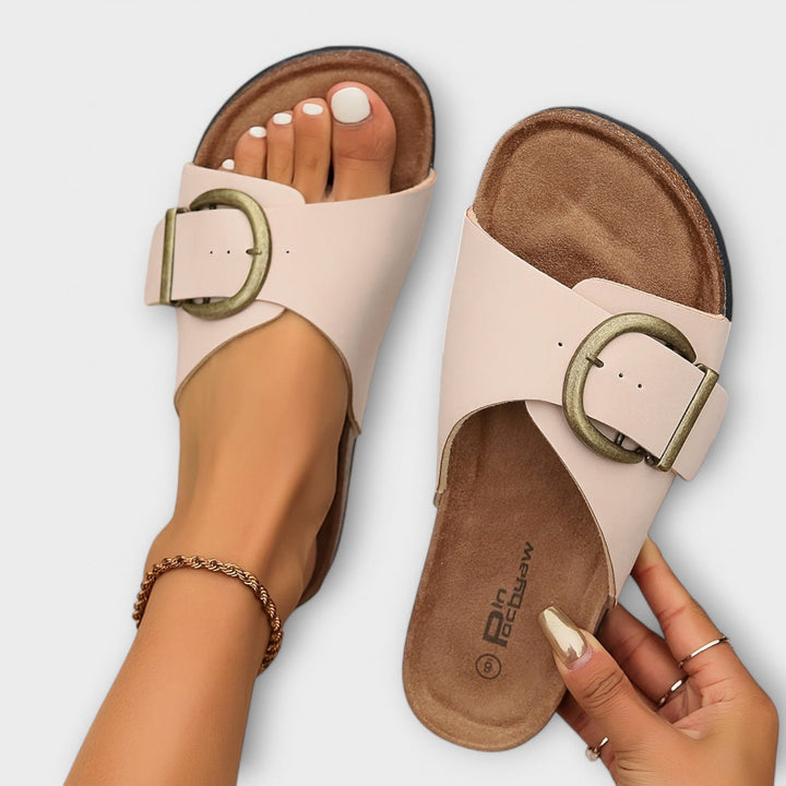 Letizia Soft Suede Sandal - Elena Harper