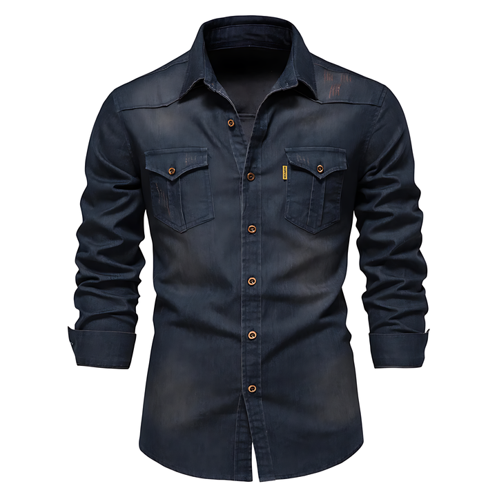 Leopon Custom Cotton Western Shirt, view 4 - Elena Harper