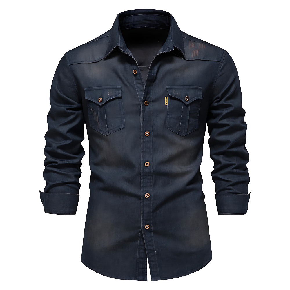 ELENA HARPER™  |  DENIM SHIRT FOR MEN