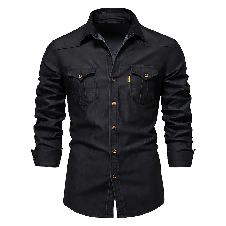 ELENA HARPER™  |  DENIM SHIRT FOR MEN
