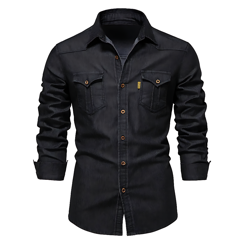ELENA HARPER™  |  DENIM SHIRT FOR MEN