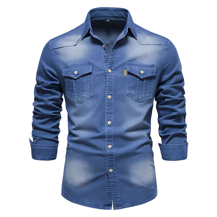 ELENA HARPER™  |  DENIM SHIRT FOR MEN