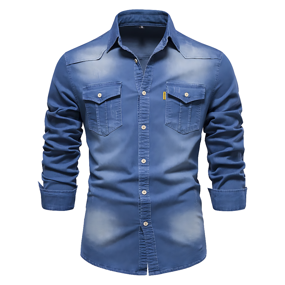 ELENA HARPER™  |  SLIM DENIM SHIRT