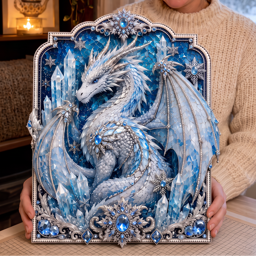 Dragonelle 3D Crystal Dragon Diamond Art Kit - Elena Harper