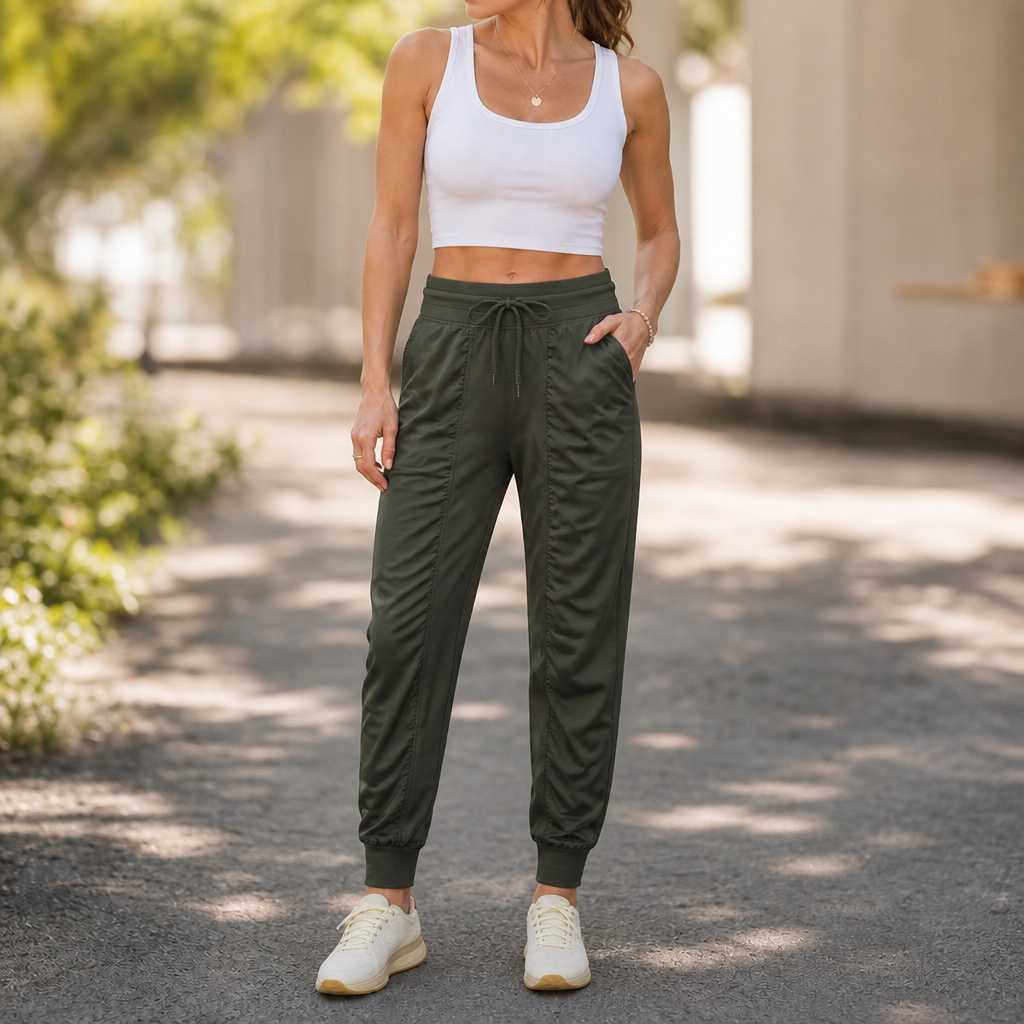 Dayliva Quick-Dry Stretch Women’s Joggers - Elena Harper