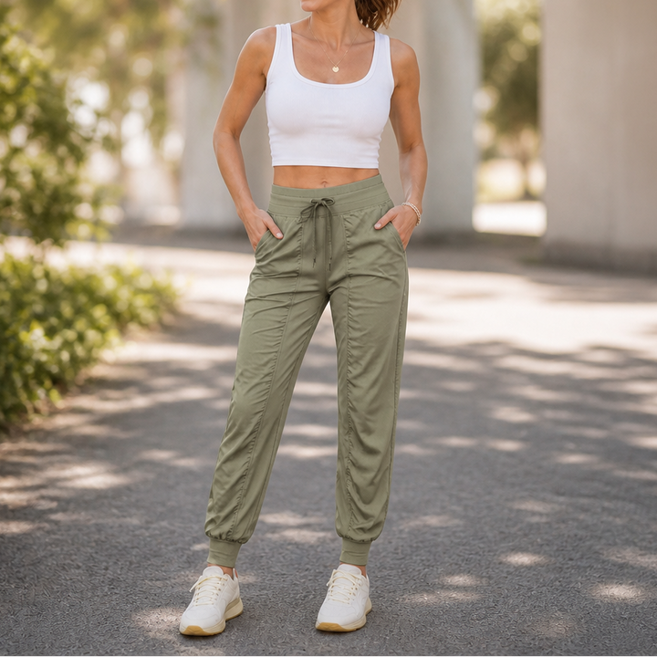 Dayliva Quick-Dry Stretch Women’s Joggers - Elena Harper