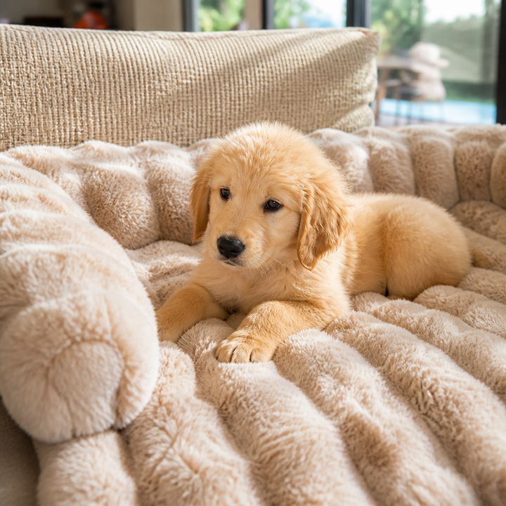 CozyHaven Plush Bolster Sofa Pet Mat - Elena Harper