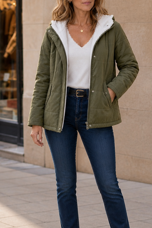 Coldbourne Thickened Hooded Puffer Jacket - Elena Harper