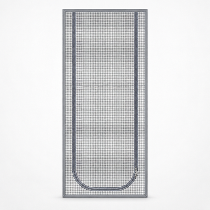 BreezePaw Zippered Mesh Doorway Screen - Elena Harper