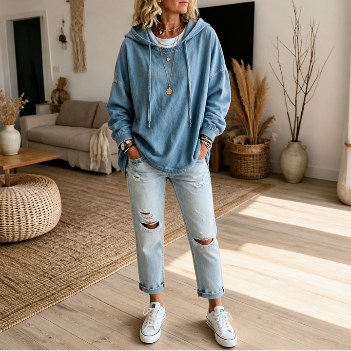 Denimelle Casual Hoodie - Elena Harper