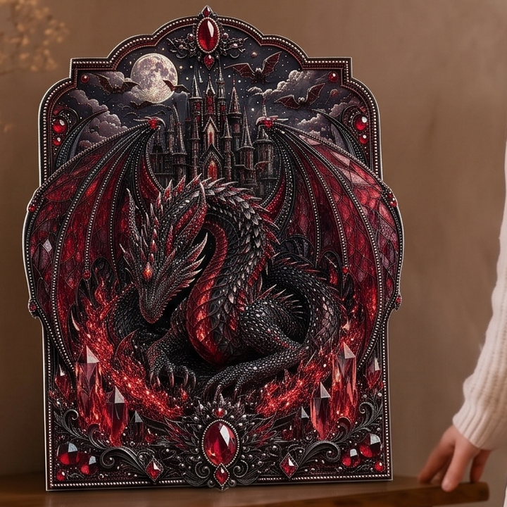 Dragonelle 3D Crystal Dragon Diamond Art Kit - Elena Harper