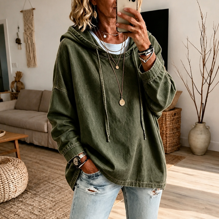Denimelle Casual Hoodie - Elena Harper
