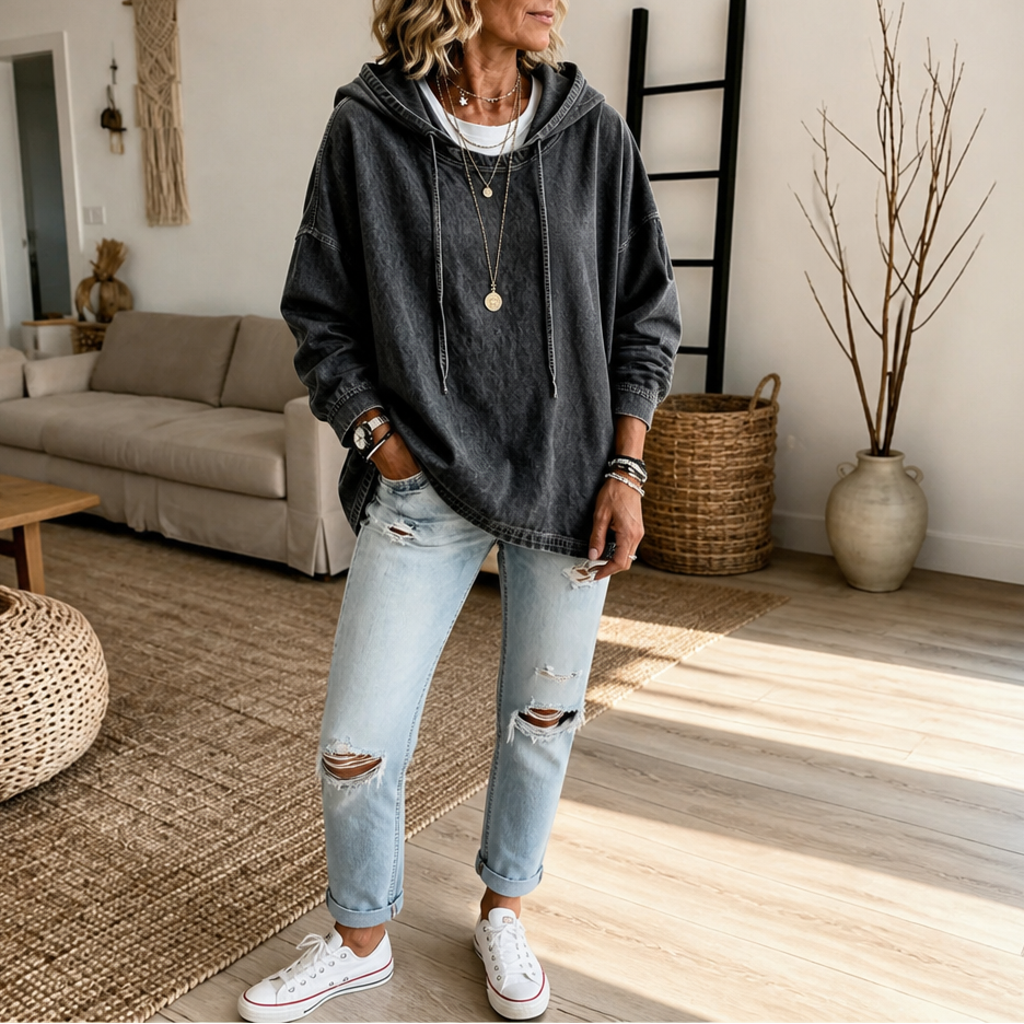 Denimelle Casual Hoodie - Elena Harper
