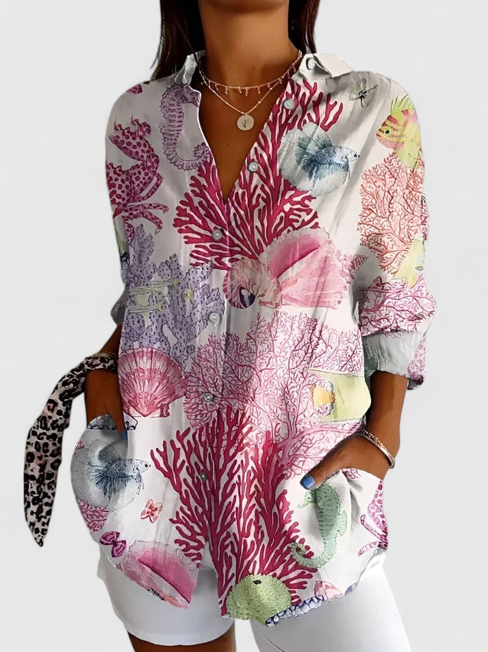 Dianne Elegant Blouse - Elena Harper