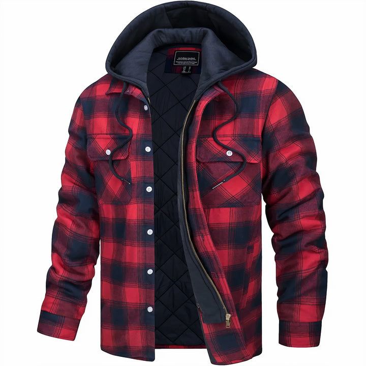 Julius™ | Checked Jacket with Zipper