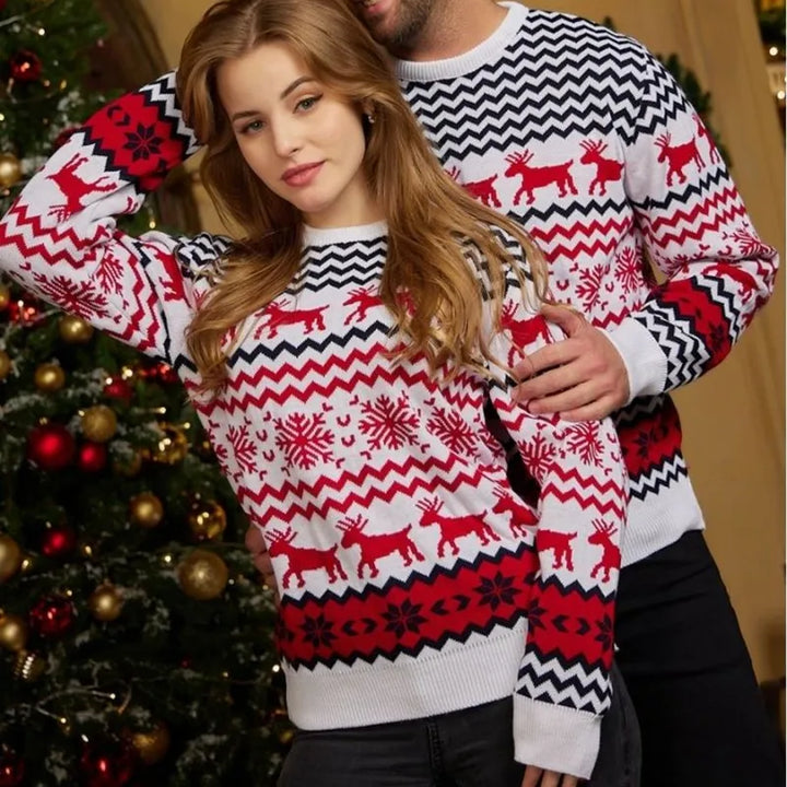 Isa Christmas Sweater for Couples, view 2 - Elena Harper