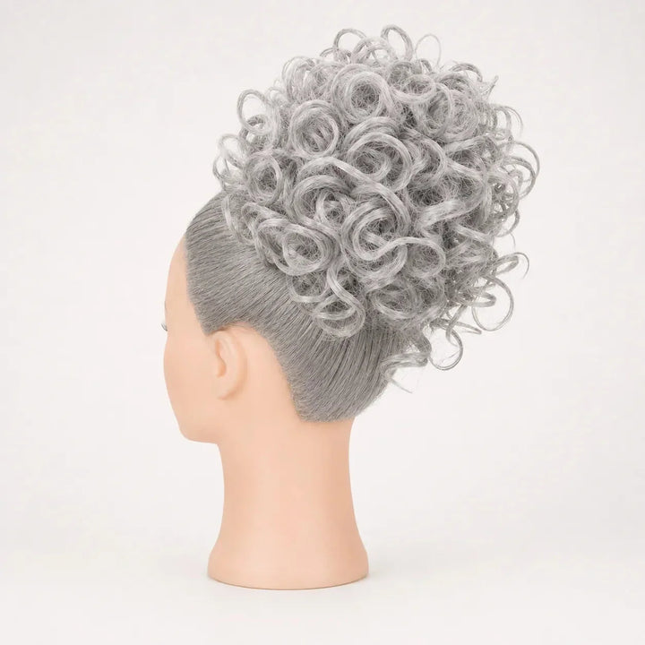 Curlova Curly Drawstring Bun Hair Extension - Elena Harper