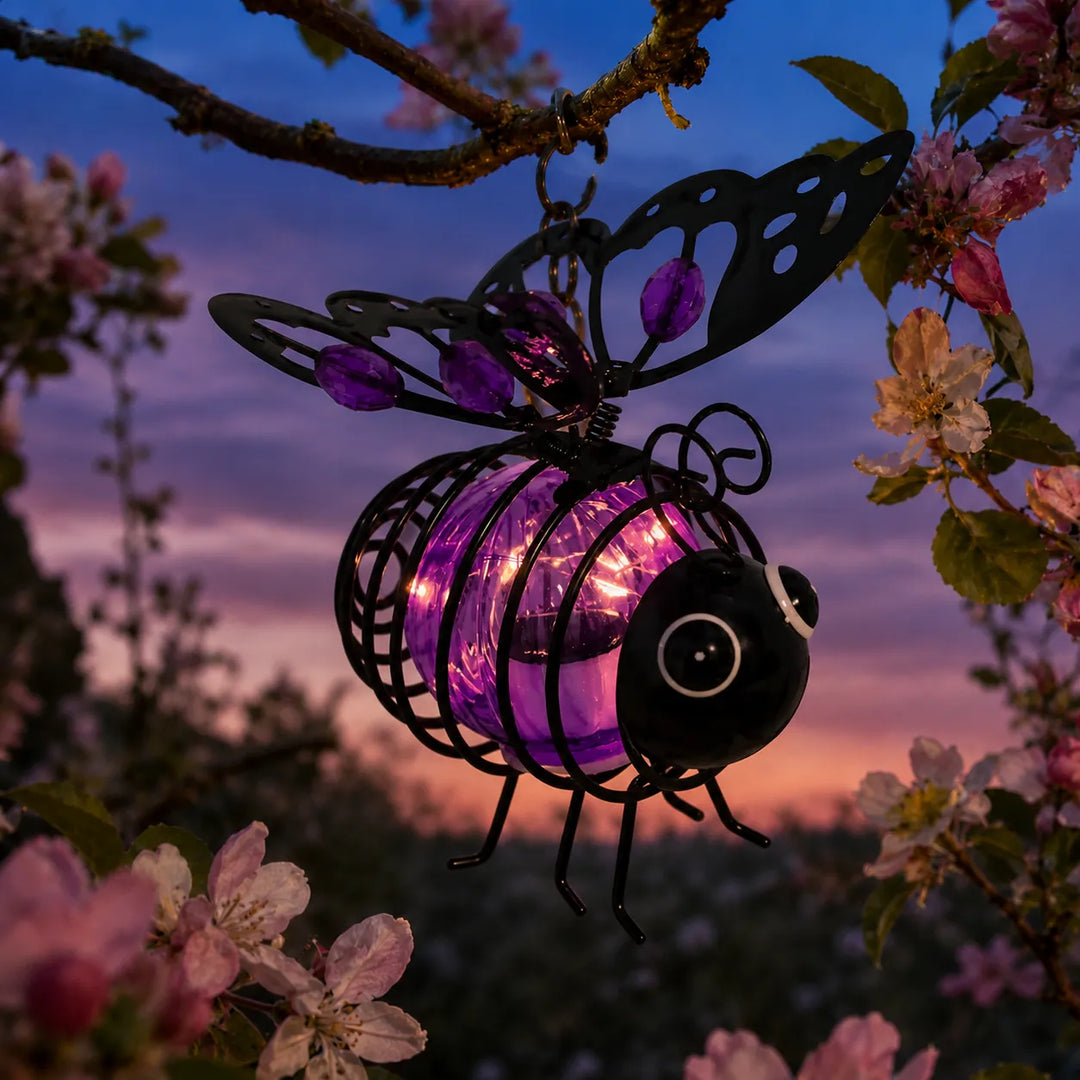 Beeloom Solar Hanging Bee Lamp for Garden - Elena Harper