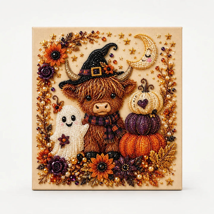 Beadory Halloween Pearl-like Bead Craft Kit, Cozy Wall Art DIY - Elena Harper