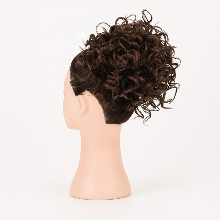 Curlova Curly Drawstring Bun Hair Extension - Elena Harper