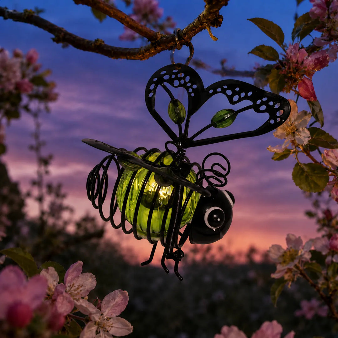 Beeloom Solar Hanging Bee Lamp for Garden - Elena Harper