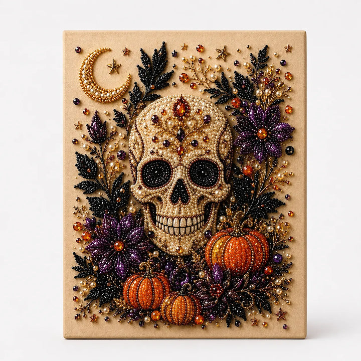 Beadory Halloween Pearl-like Bead Craft Kit, Cozy Wall Art DIY - Elena Harper