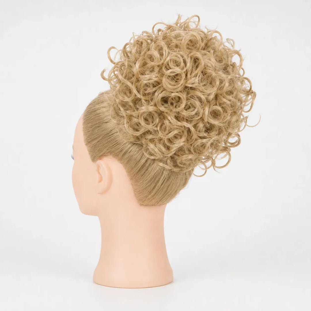 Curlova Curly Drawstring Bun Hair Extension - Elena Harper