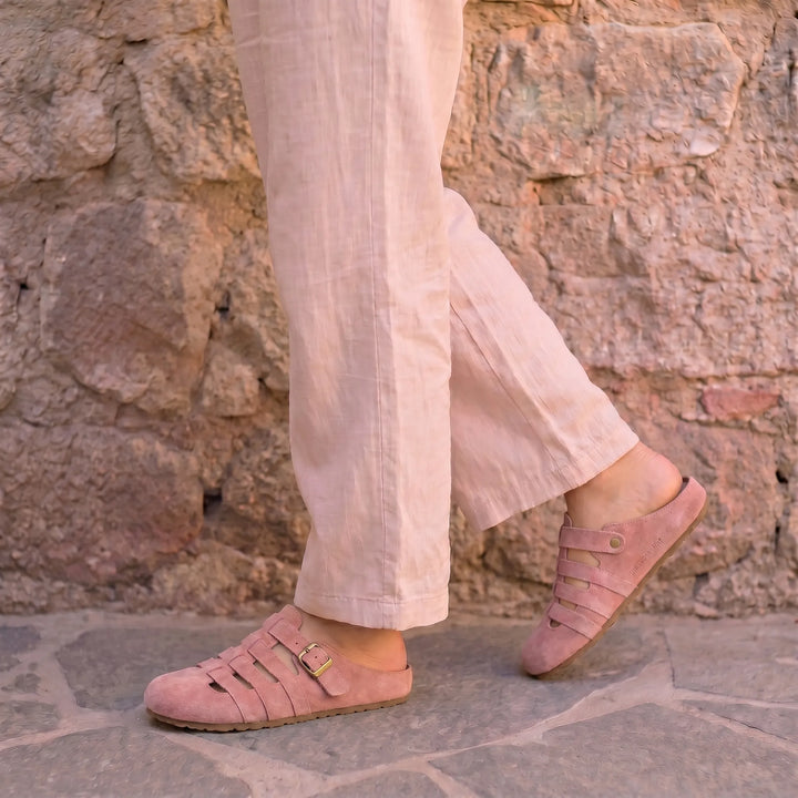 Cianelle Comfortable Women's Mules with Adjustable Buckle, view 9 - Elena Harper