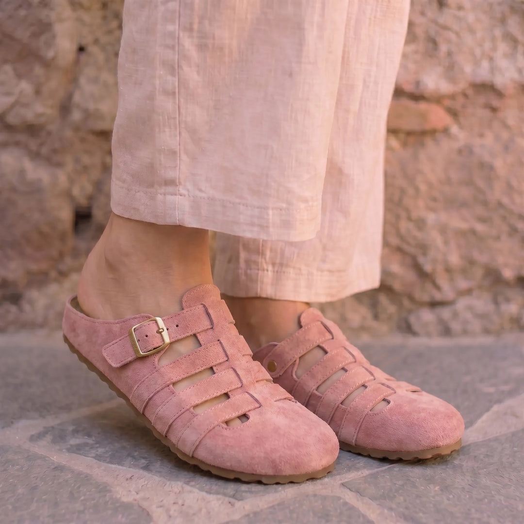 Cianelle Comfortable Women's Mules with Adjustable Buckle, view 10 - Elena Harper