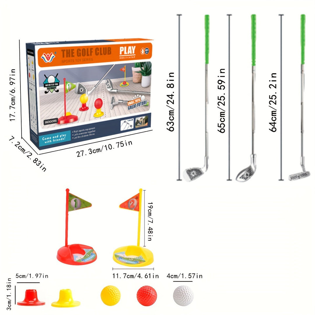 Children's Adjustable Golf Set - Indoor & Outdoor Playtime Fun